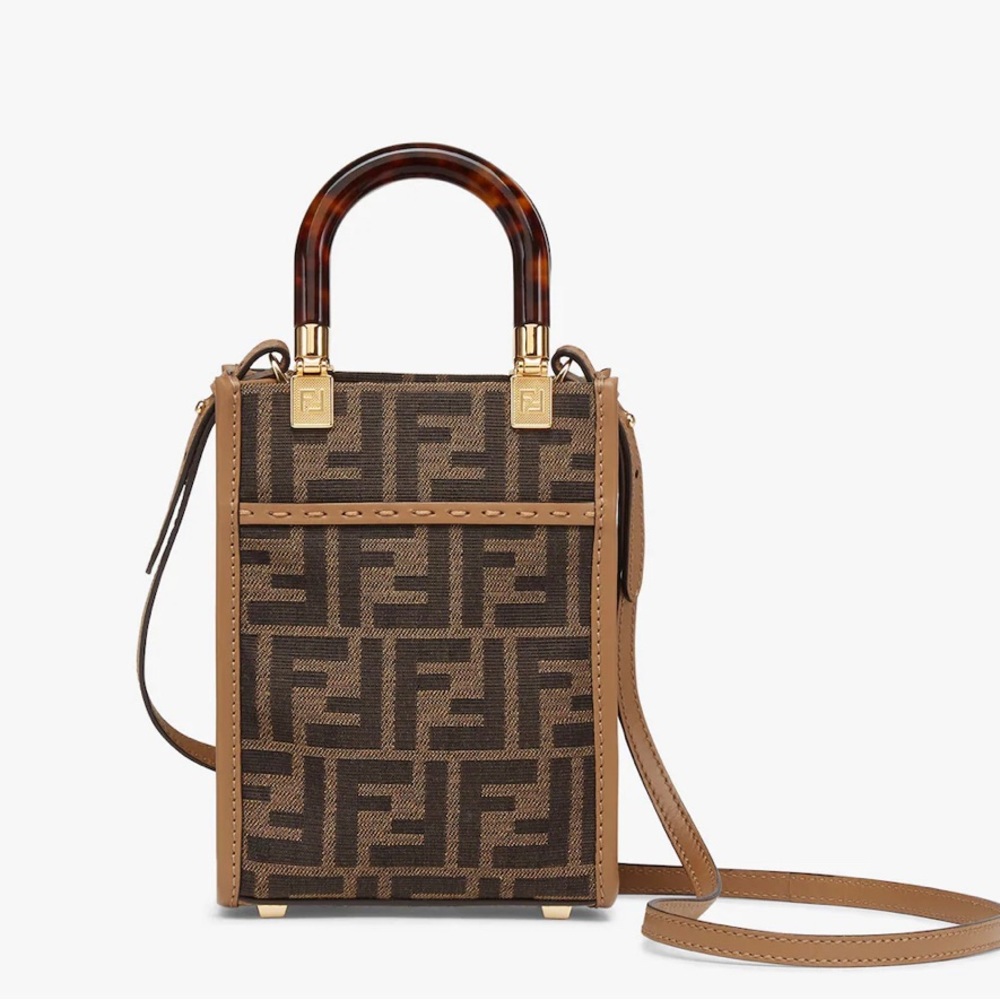 FENDI mini shopper - brown